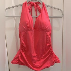 Pink Halter Swim top